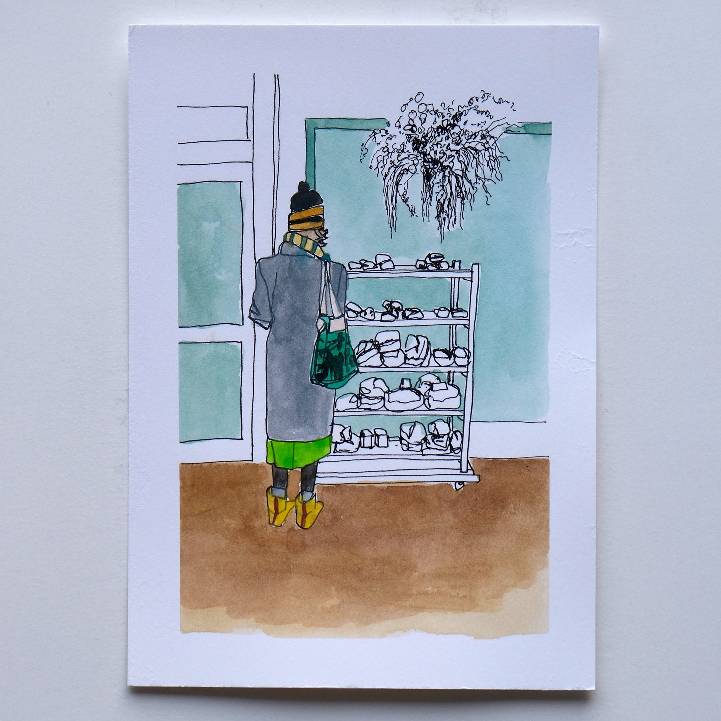 Buying Bread (Framed)
