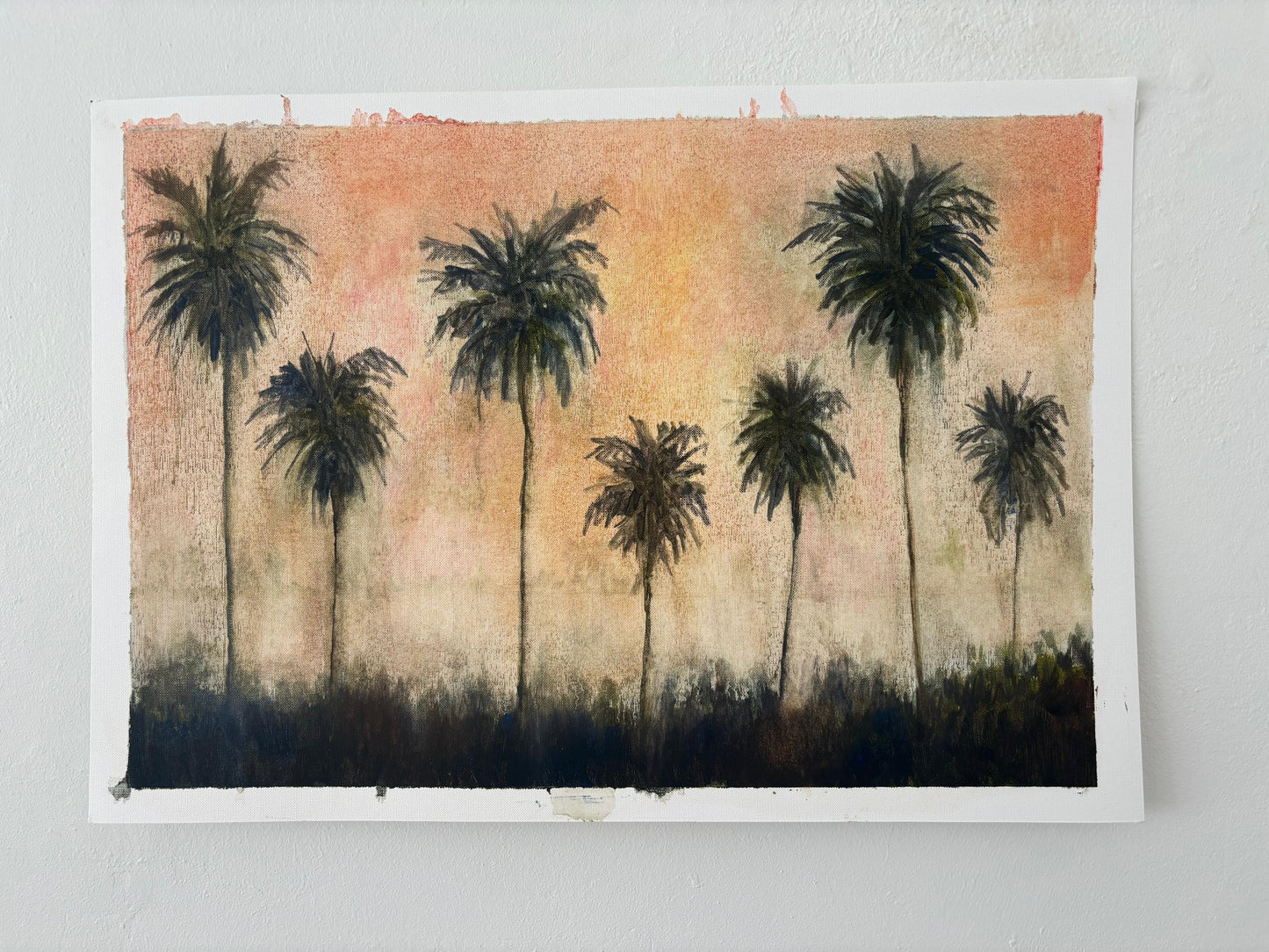 Palm Trees on Holiday (Framed)