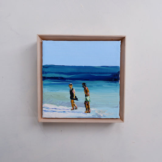 Coming ashore at the sandbank. Vilanculos