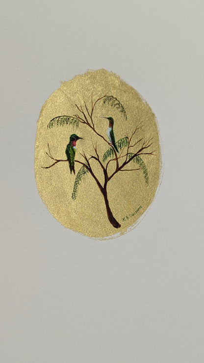 Laurentian Hummingbirds (framed)