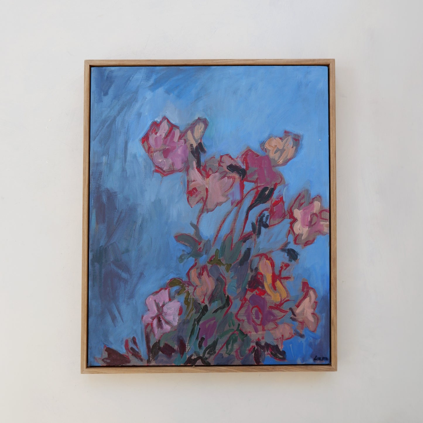 Dahlias from D (Framed)