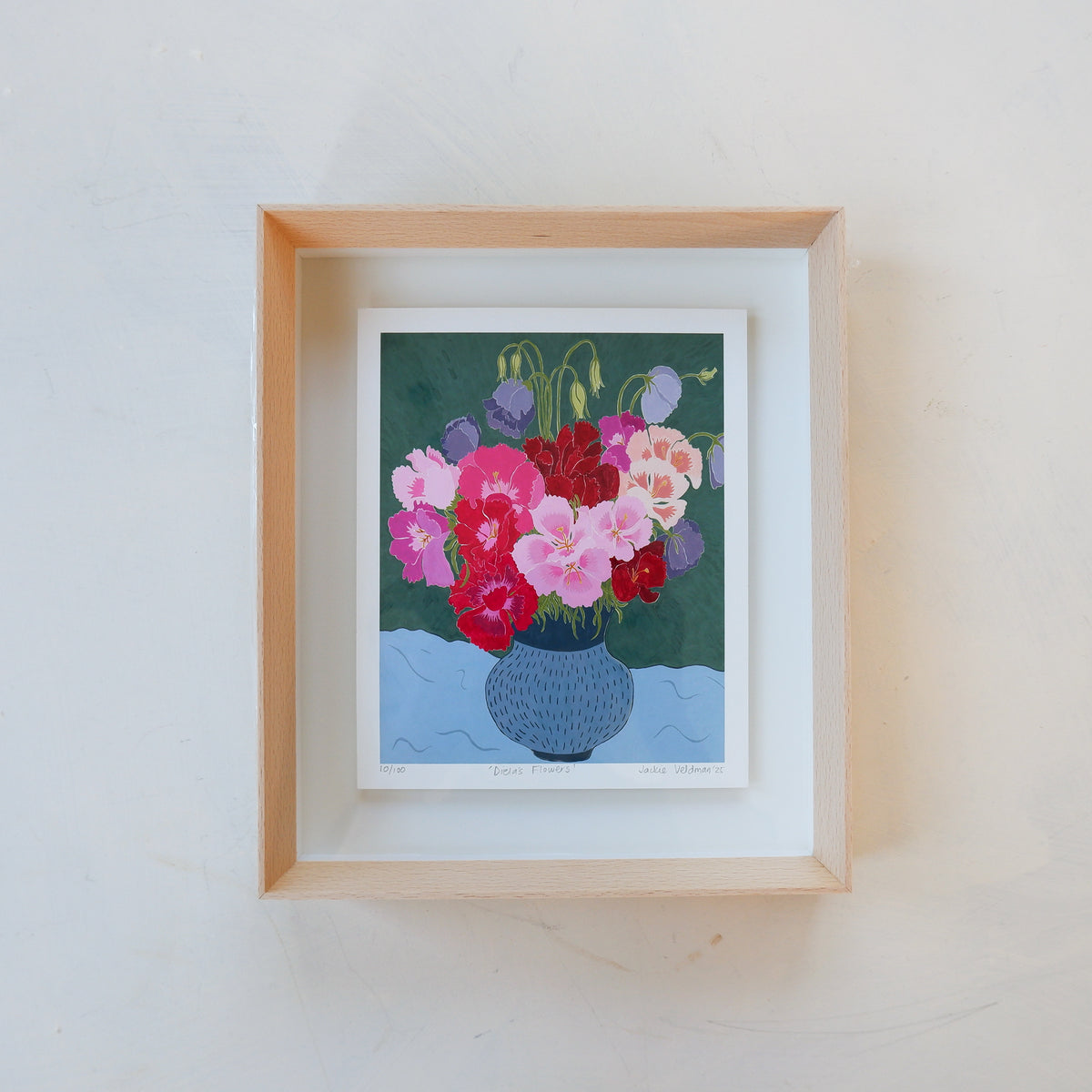 Diela's Flowers: Fine art print (Framed)