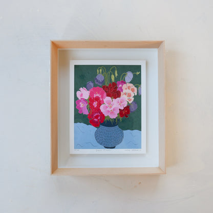 Diela's Flowers: Fine art print (Framed)