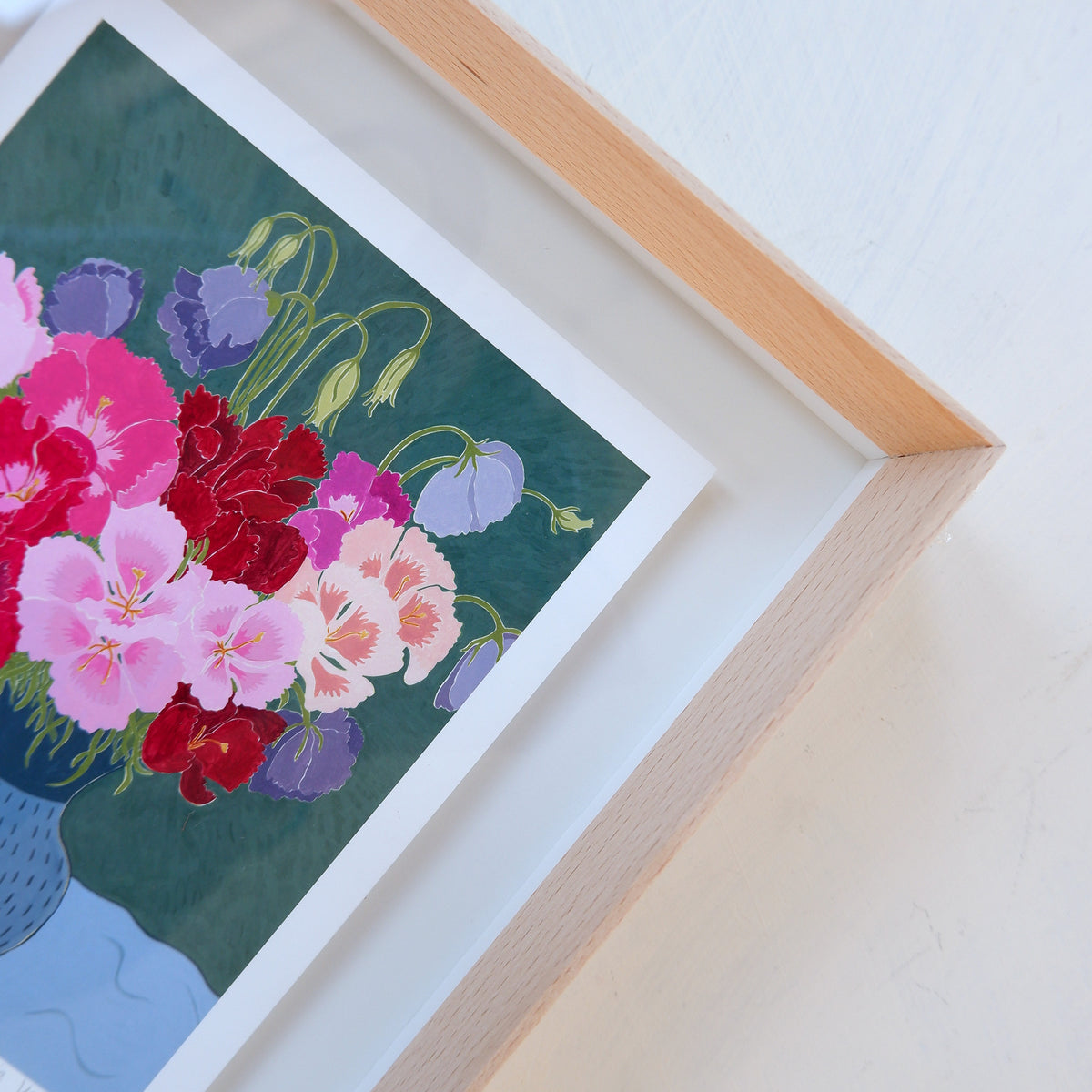 Diela's Flowers: Fine art print (Framed)
