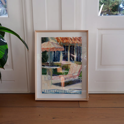 Claremont (Judy’s Pool, Several Christmases Ago) (Framed)