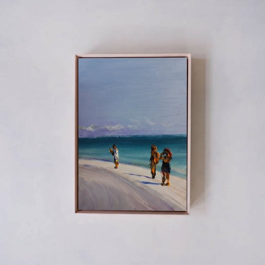 Sandbank, Mozambique Channel near Bazaruto (Framed)