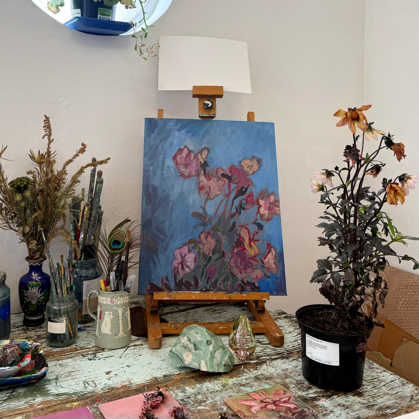 Dahlias from D (Framed)