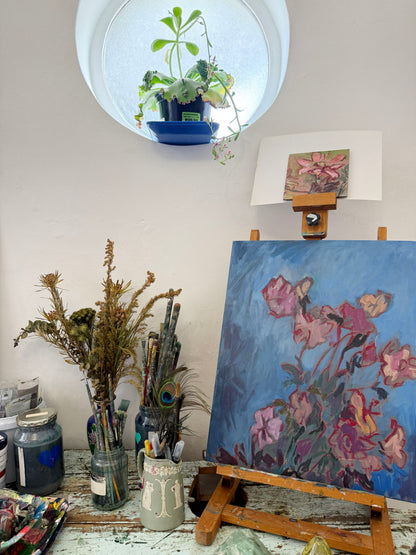 Dahlias from D (Framed)