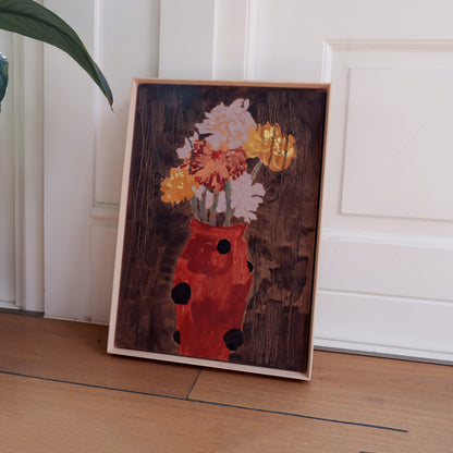 Bobbly Blooms(framed)