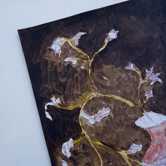 Outward through the wound of song (framed)