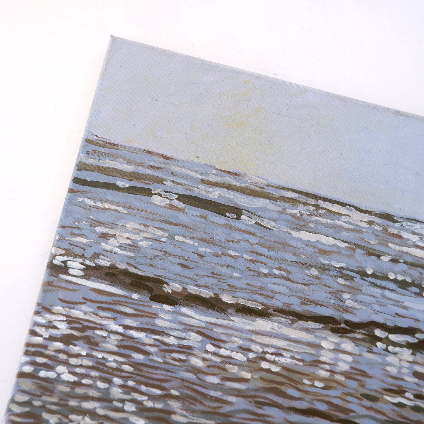 Ocean Study 02, Late Summer, Cobbles (Framed)