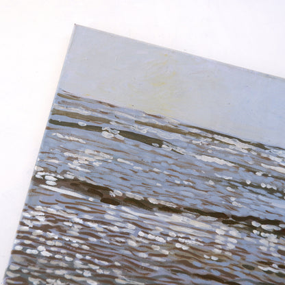 Ocean Study 02, Late Summer, Cobbles (Framed)