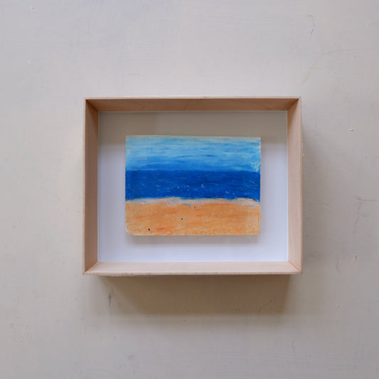 The beach (framed)