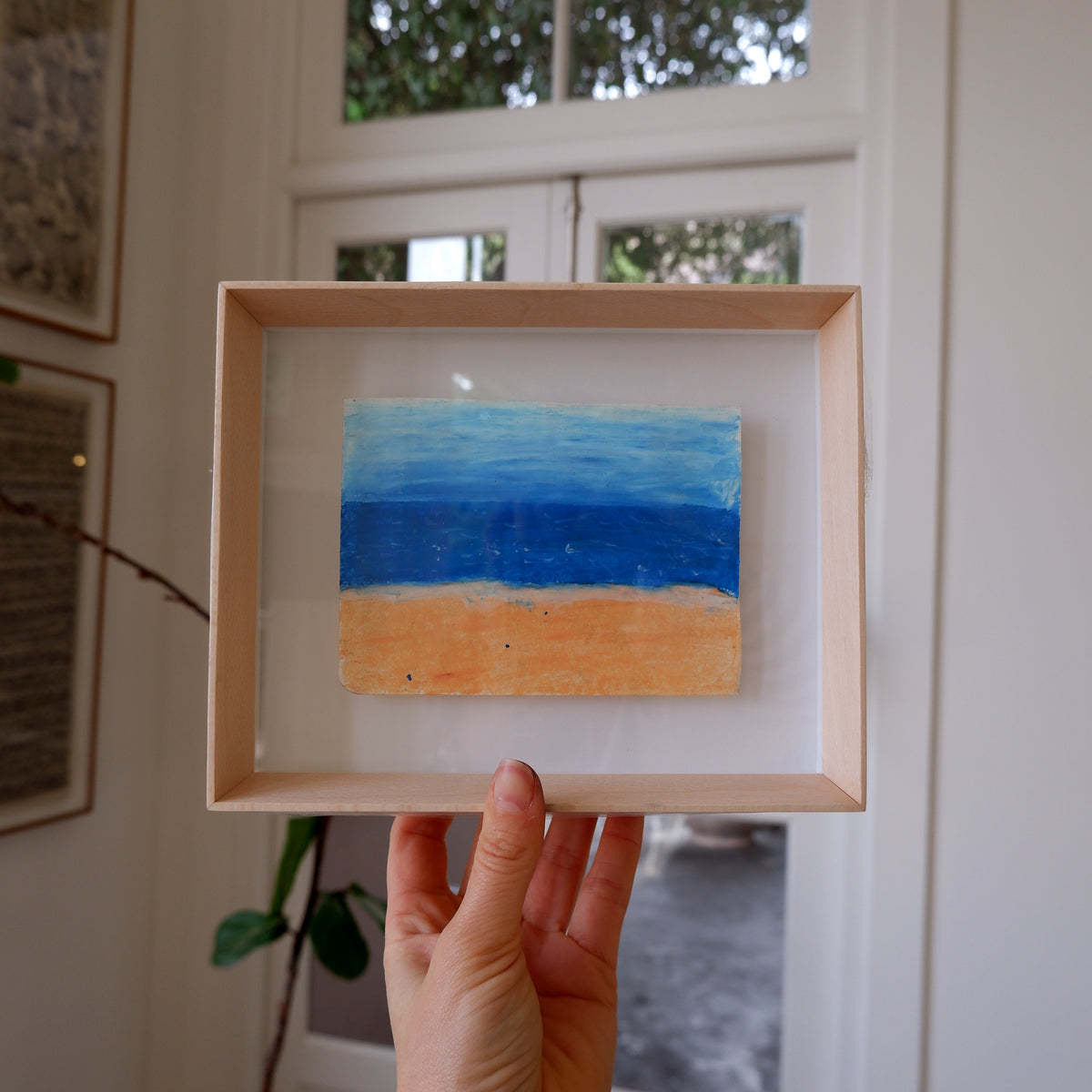 The beach (framed)