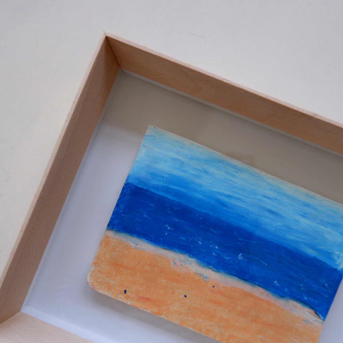 The beach (framed)