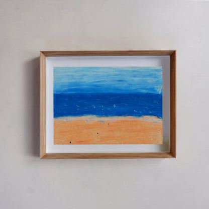 The beach (framed)