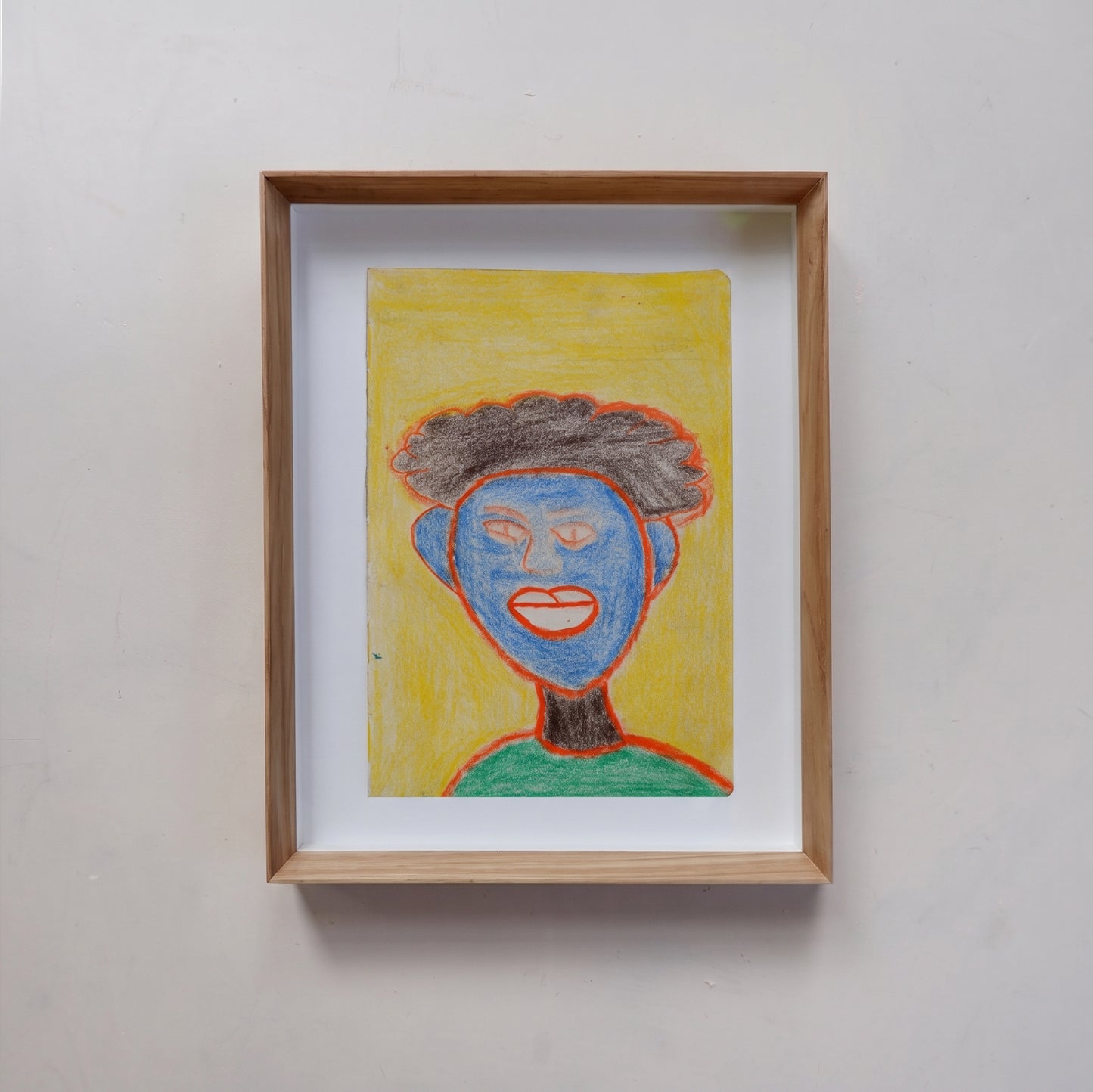 Man blue (framed)