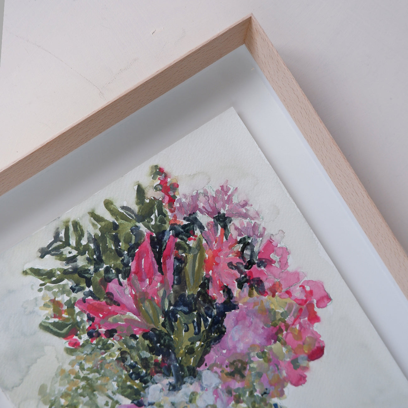 Krismisrose uit Ma se Tuin (Framed)
