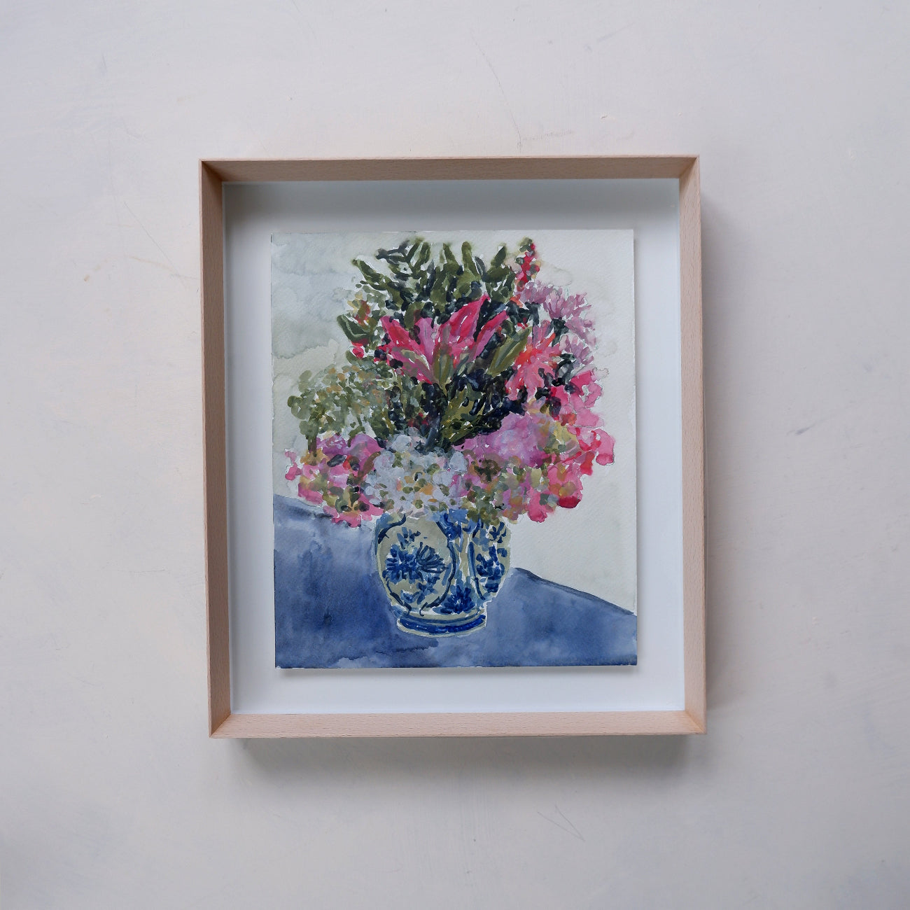 Krismisrose uit Ma se Tuin (Framed)
