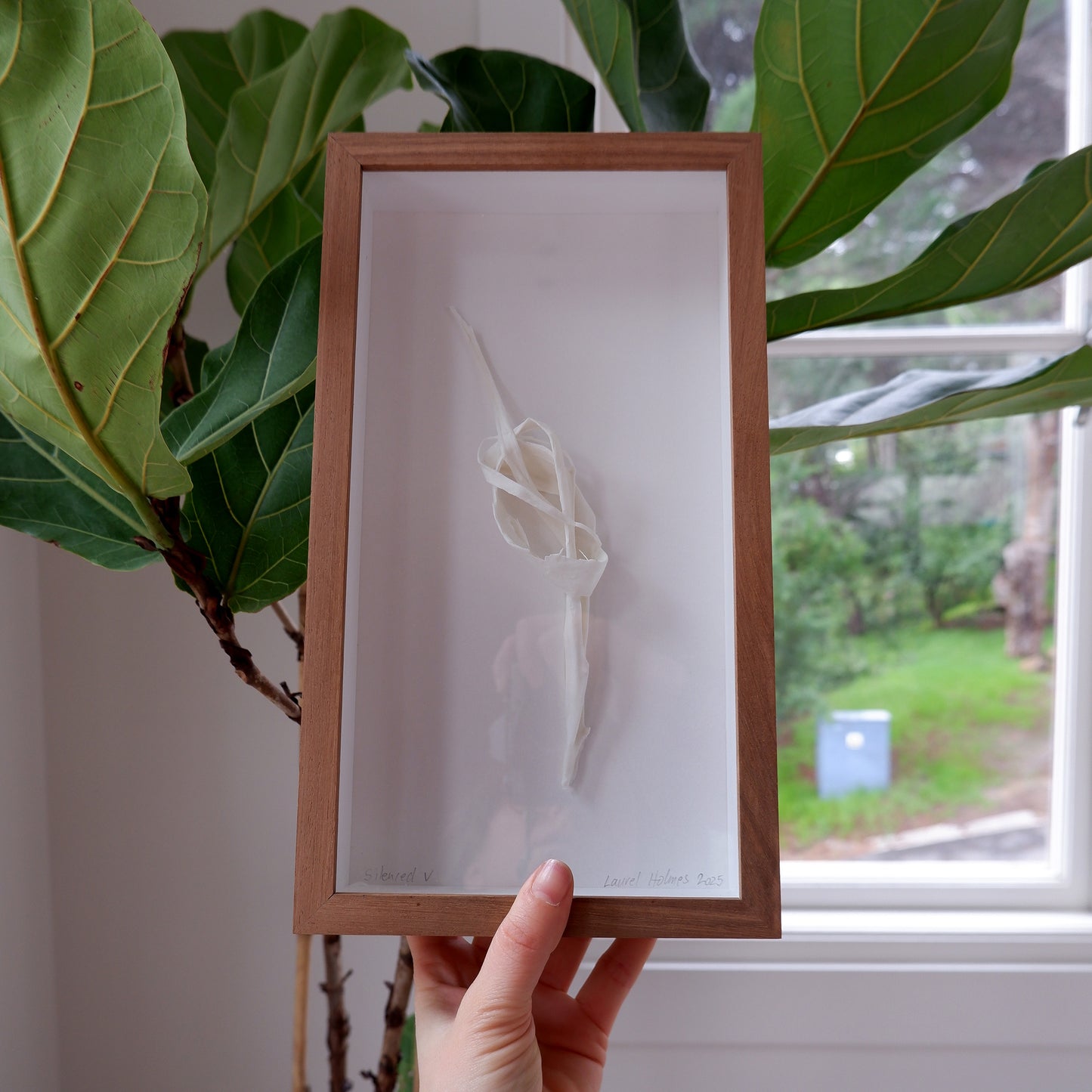 Silenced V (framed)