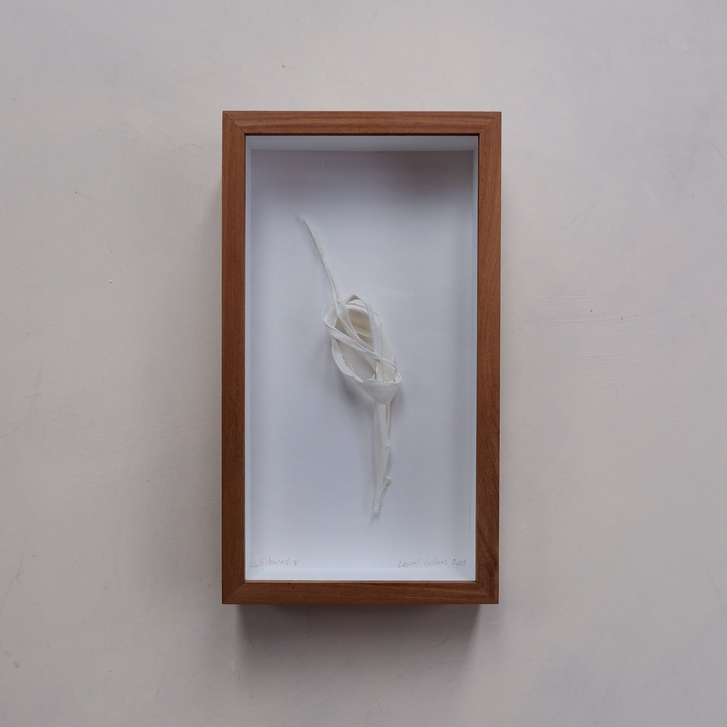 Silenced V (framed)