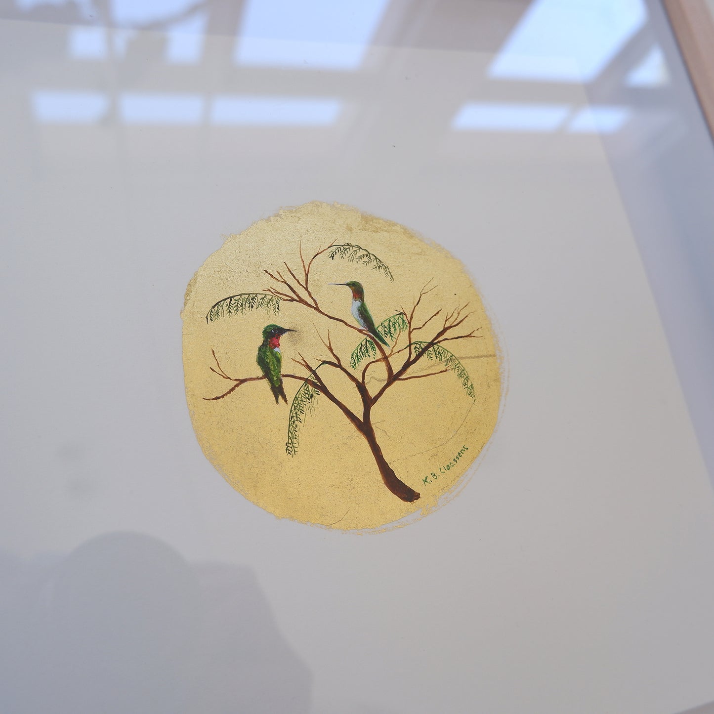 Laurentian Hummingbirds (framed)