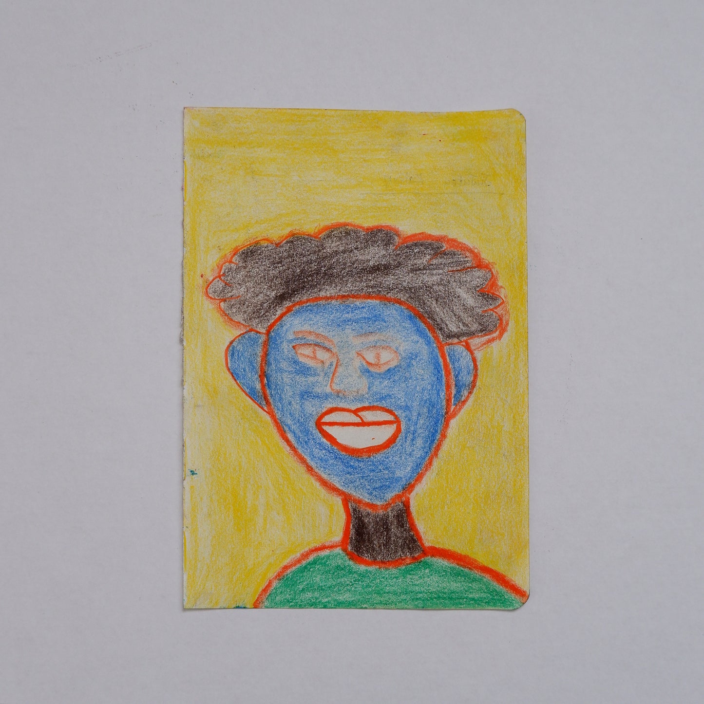 Man blue (framed)
