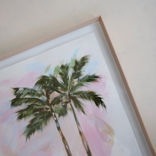 Palms in paradise (Framed)