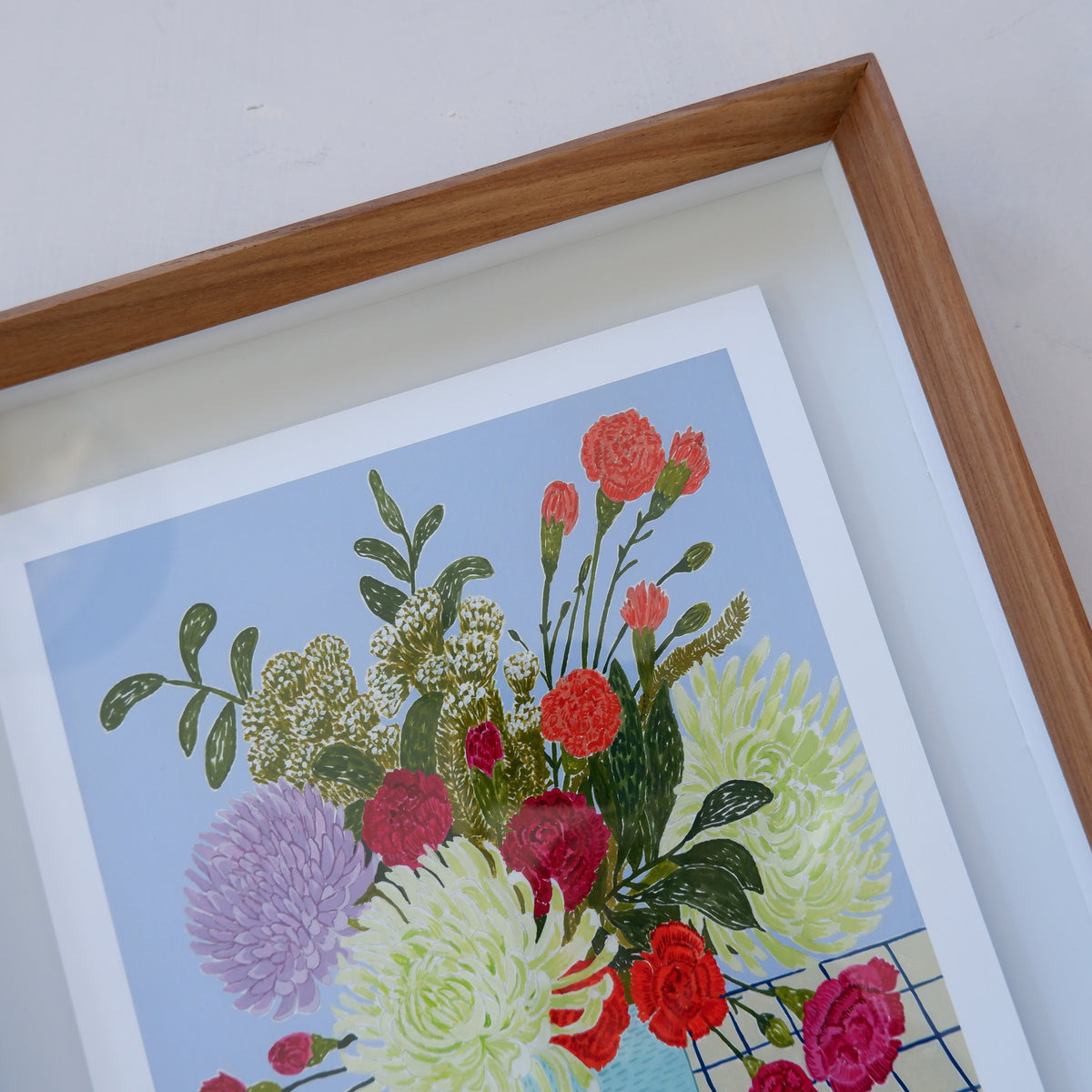 Shafieka's flowers: Fine art print (Framed)