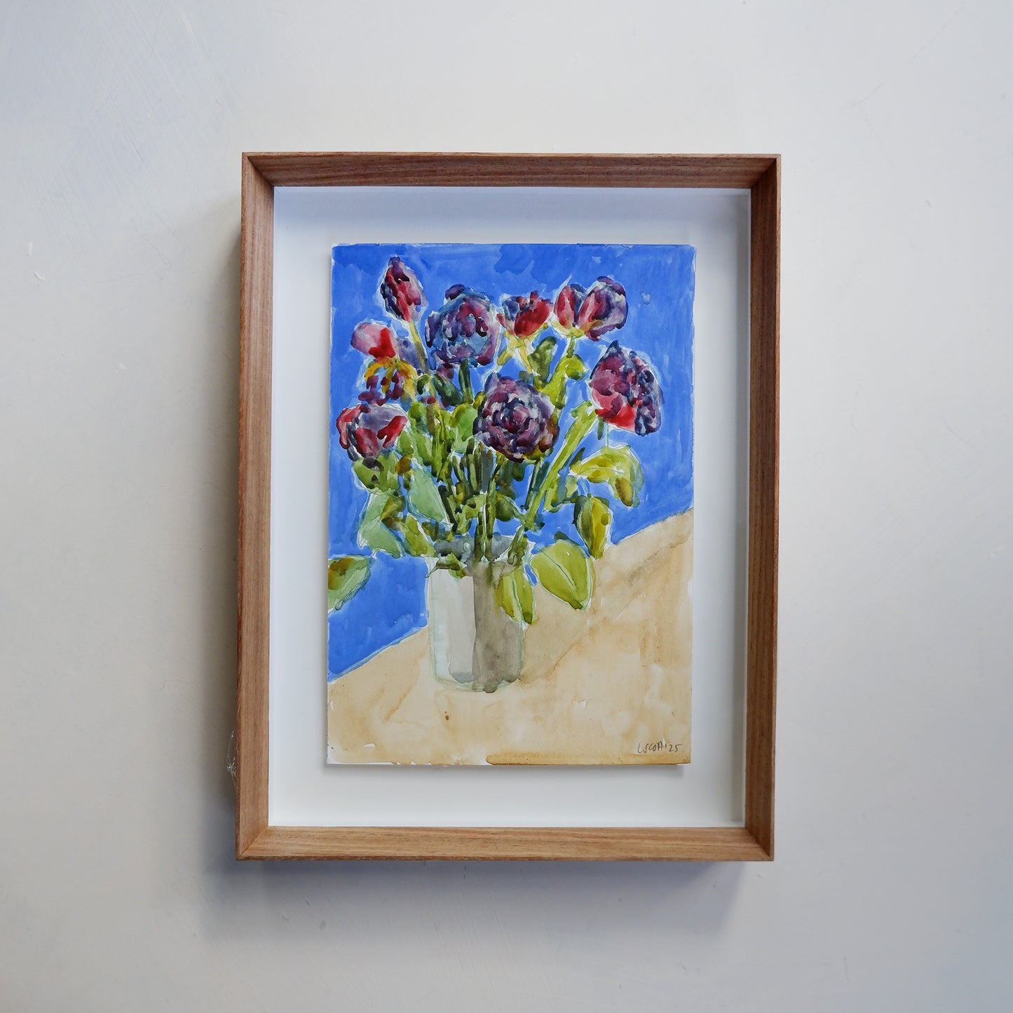Sometimes, All You Need is a Little Bit of Blue (Framed)