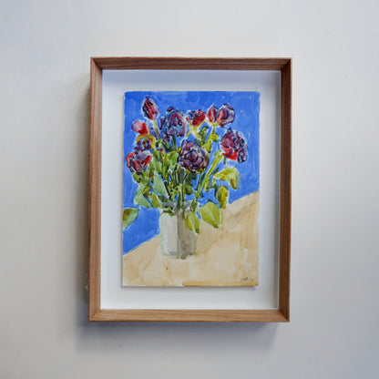 Sometimes, All You Need is a Little Bit of Blue (Framed)