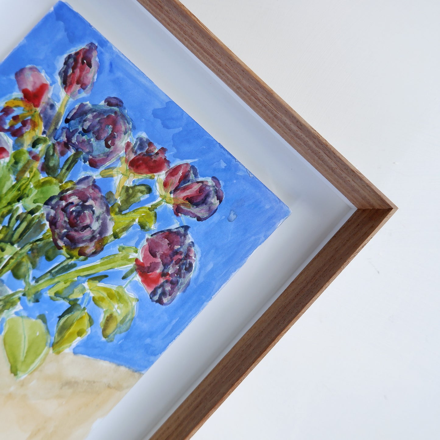 Sometimes, All You Need is a Little Bit of Blue (Framed)
