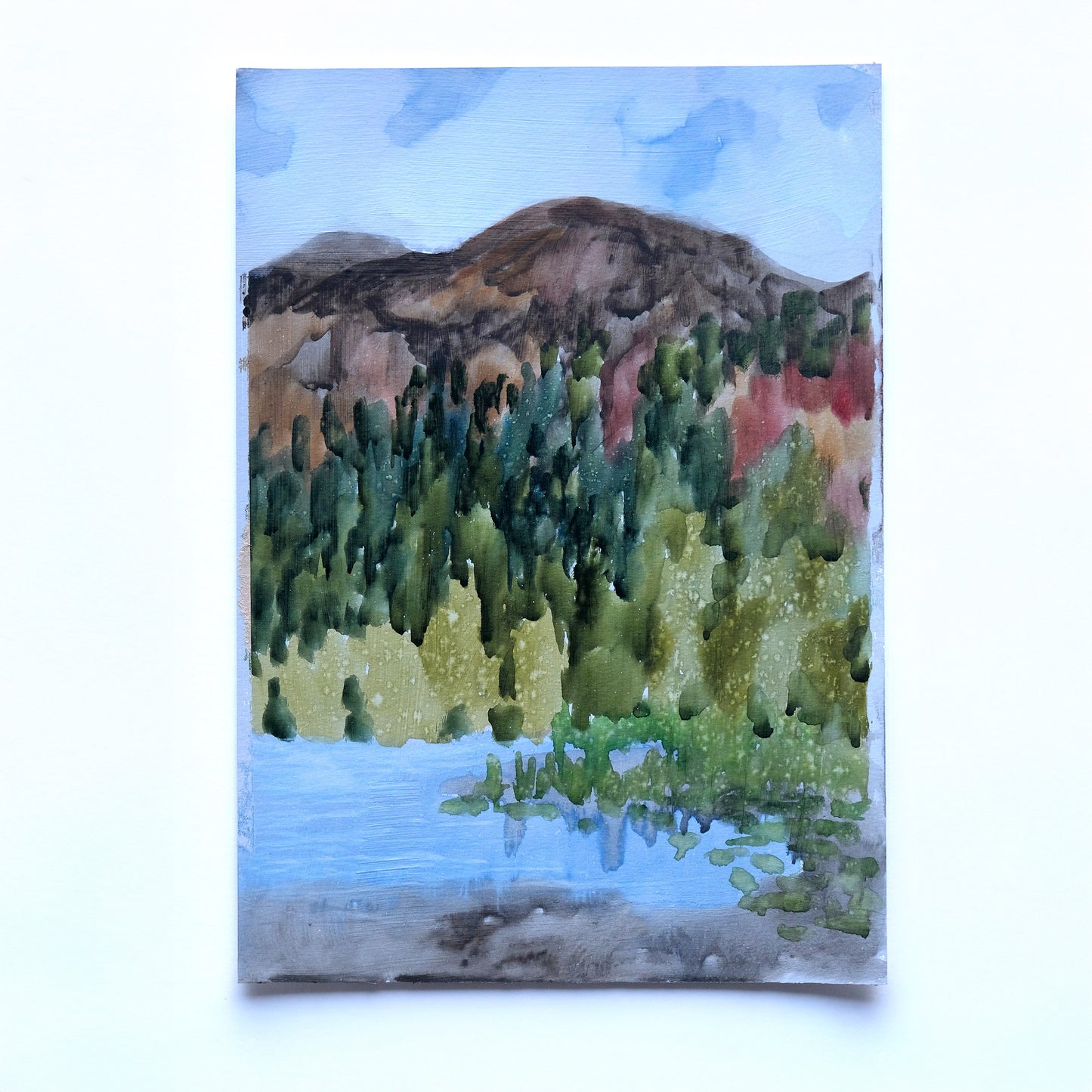 Spending a Day at Loch Chon (Framed)
