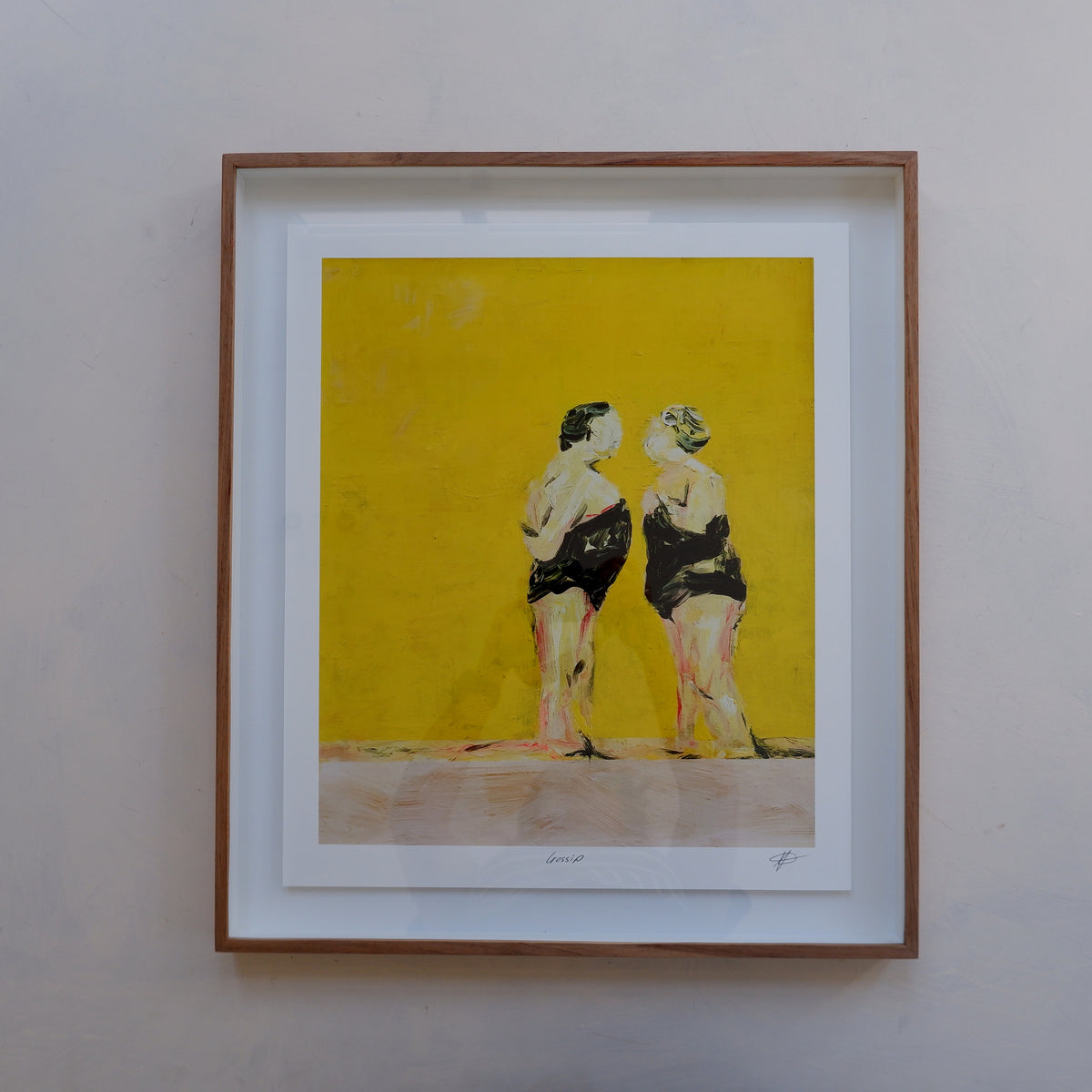Gossip - Fine art print (Framed)