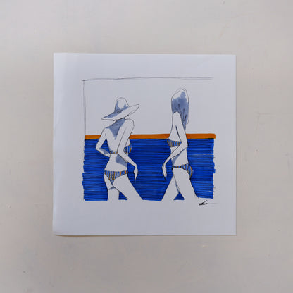 Summer Swim (Framed)