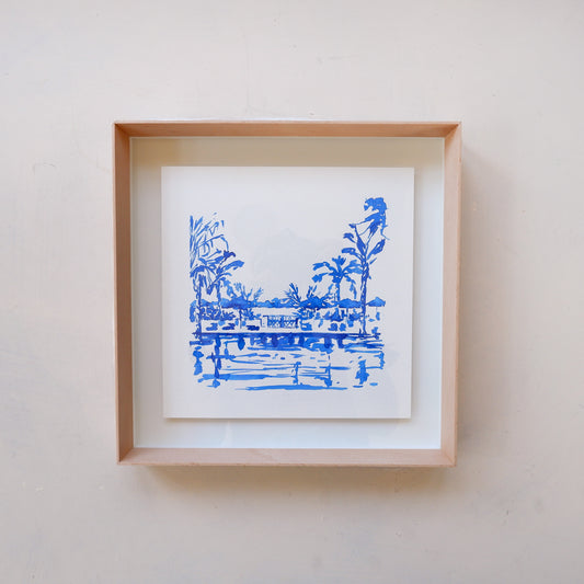 Palm beach 1970 (Framed)