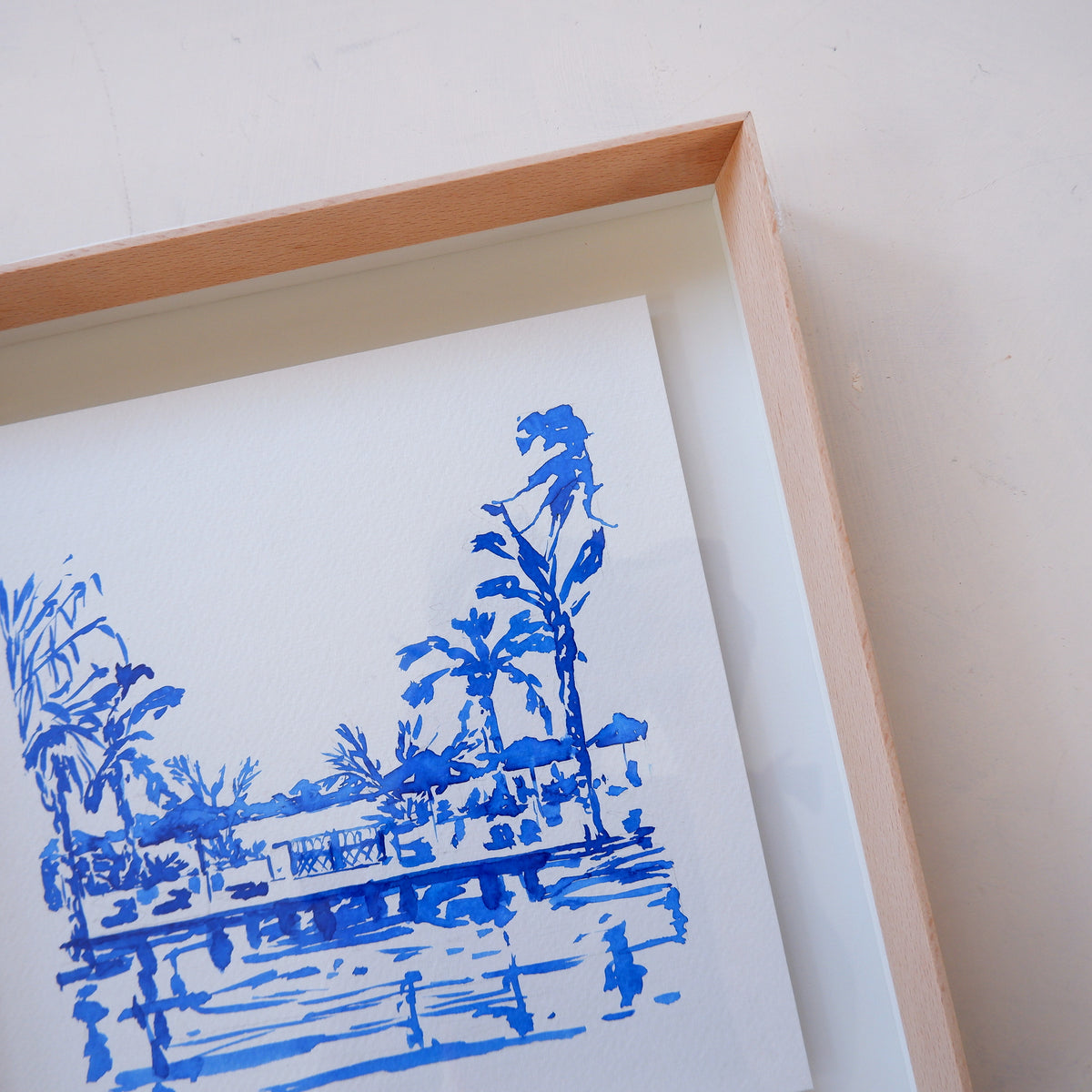Palm beach 1970 (Framed)