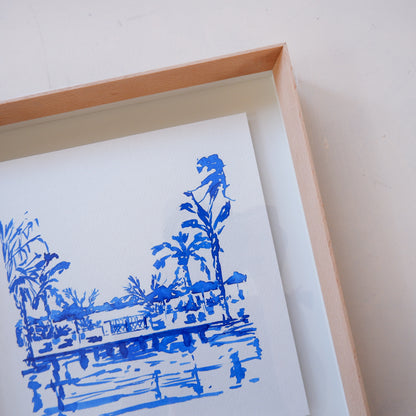 Palm beach 1970 (Framed)