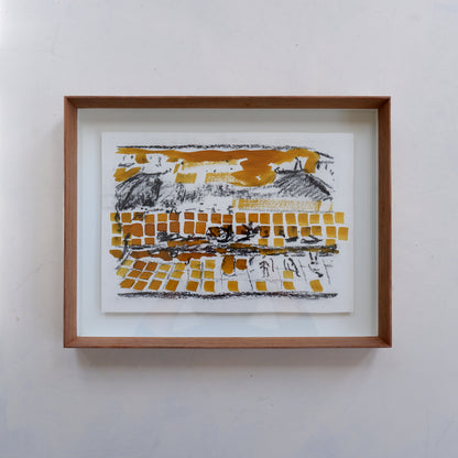 Sea Point pools, old school (Framed)