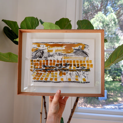 Sea Point pools, old school (Framed)