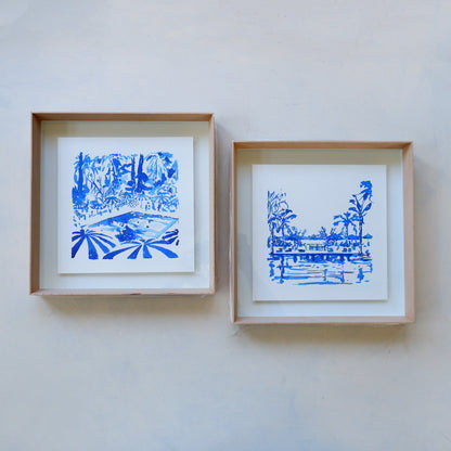 Palm beach 1970 (Framed)