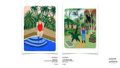 Adult Swim: Fine art print (Framed)