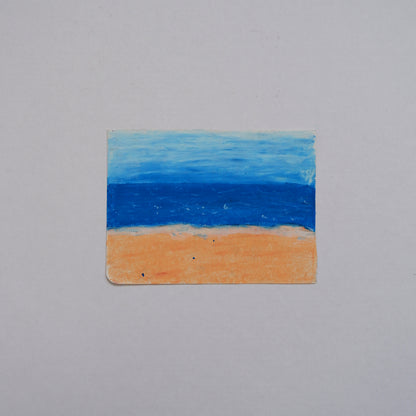 The beach (framed)