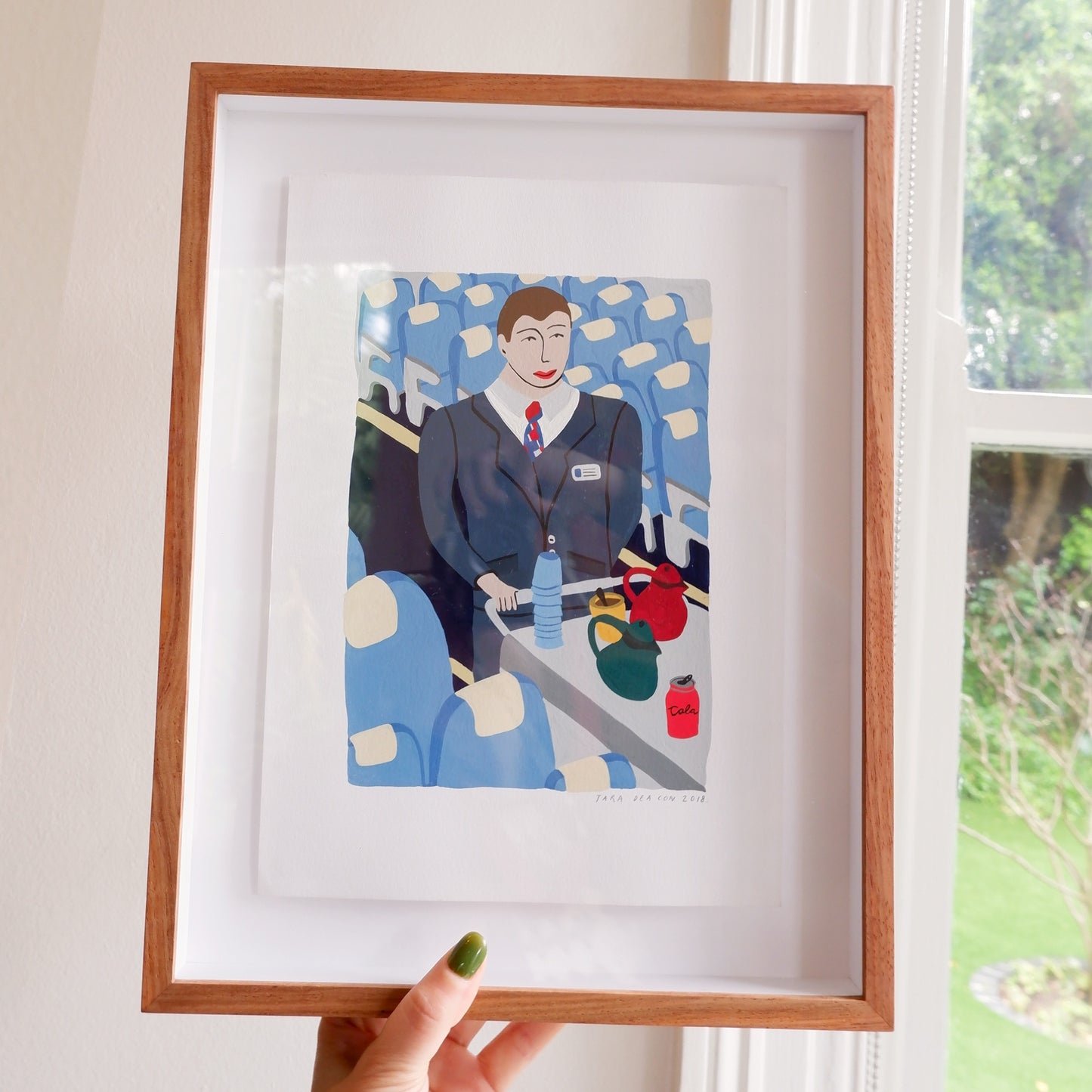 The Flight Attendant (framed)