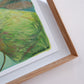 Tropical Green Parrot (framed)