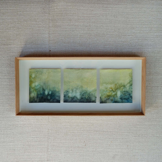 Waving I, II, III (framed)