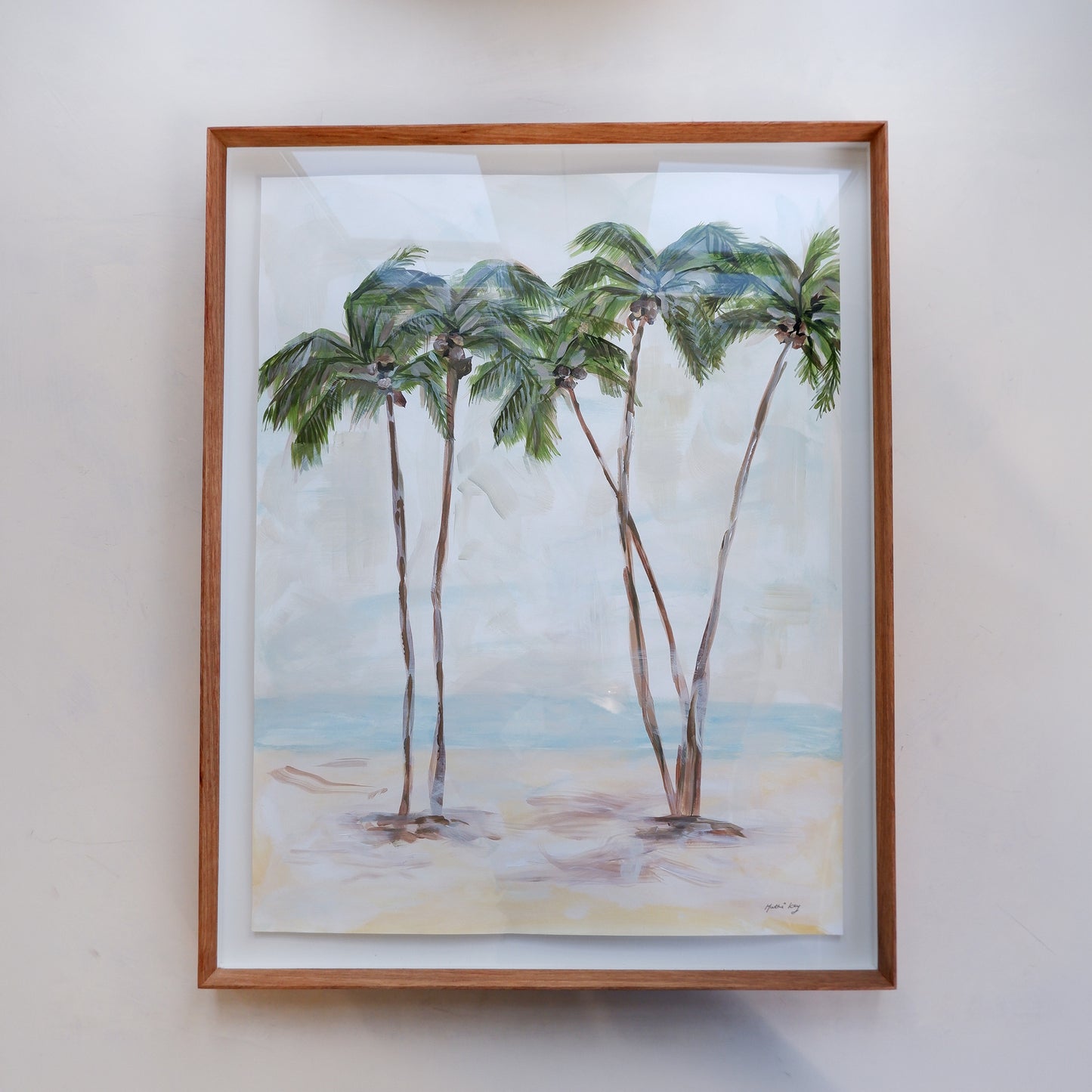 Where the palms meet (Framed)