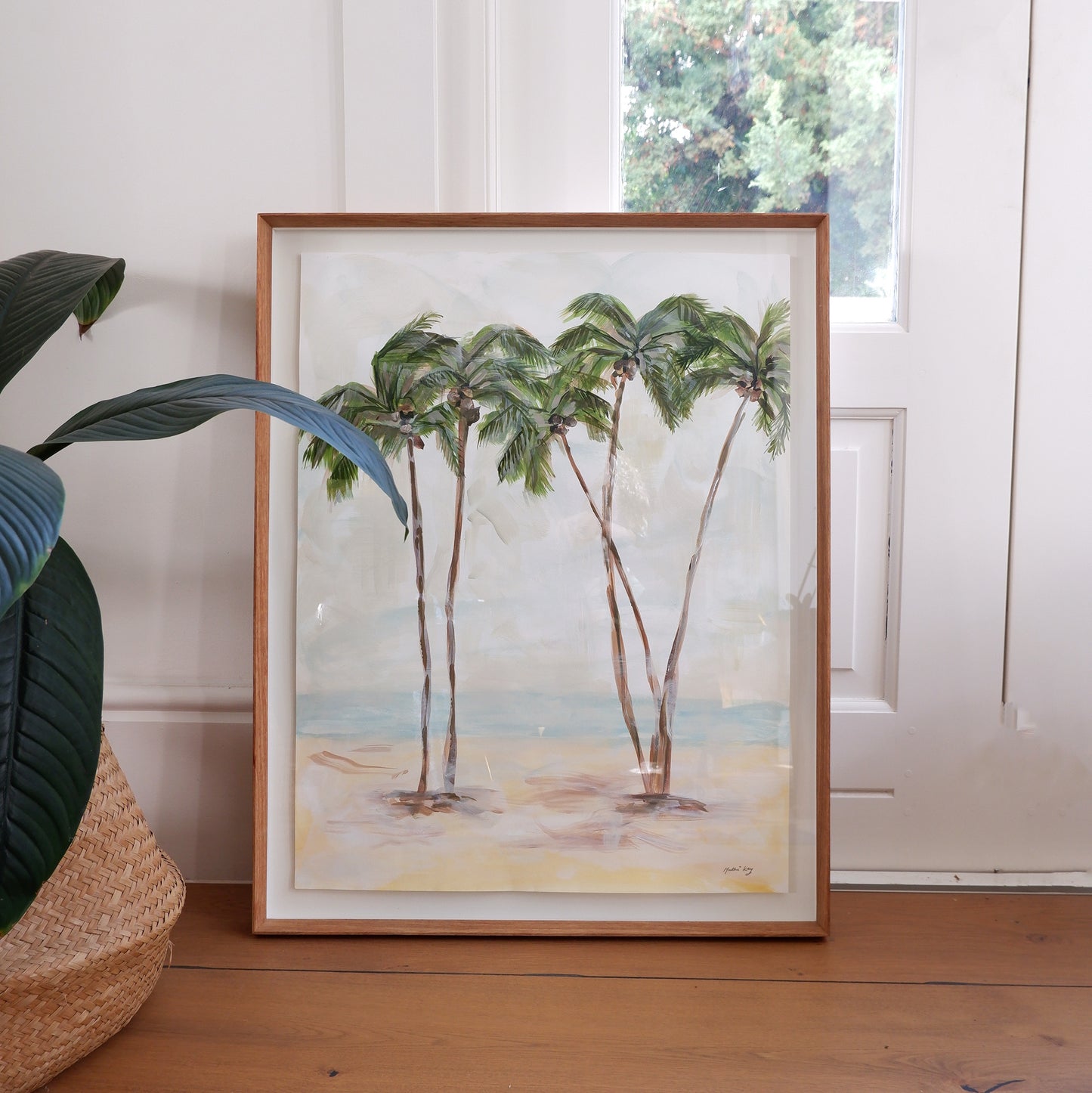 Where the palms meet (Framed)