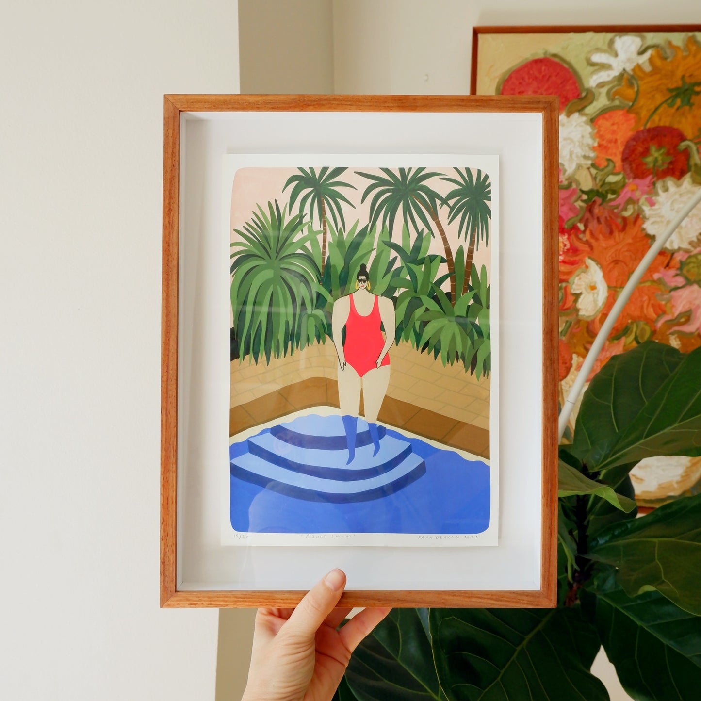 Adult Swim: Fine art print (Framed)