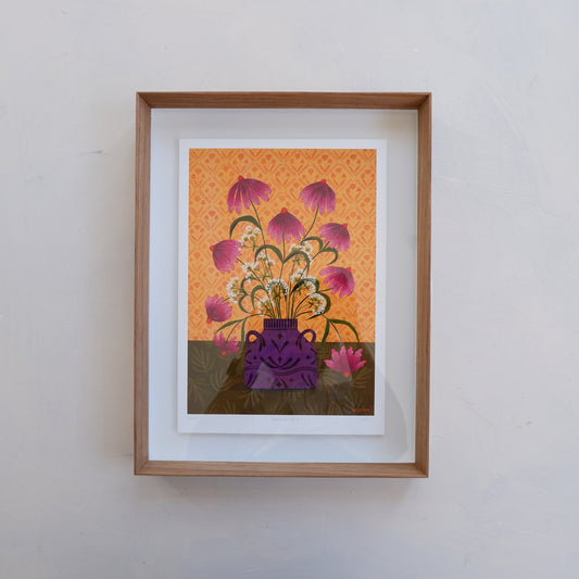 Afternoon Delight:  A4 Fine Art Print (Framed)